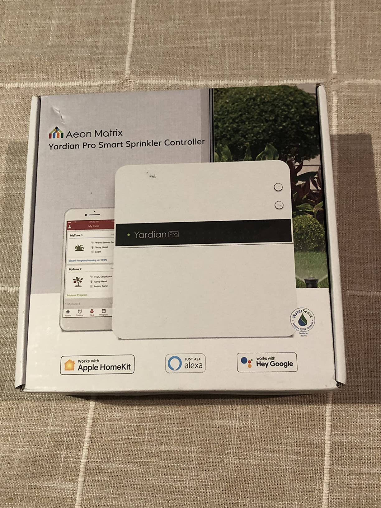Yardian Pro 6-Zone Smart Sprinkler Controller, Apple HomeKit & Wi-Fi | Apple HomeKit & Home Assistant Compatible, Ethernet & Wi-Fi, Weather-Based Scheduling customer photo 1