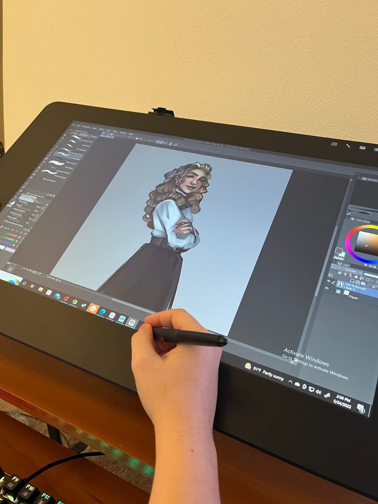 Wacom Cintiq Pro 17, Drawing Tablet with 4K 120 Hz Touchscreen & ProPen 3 customer photo 1