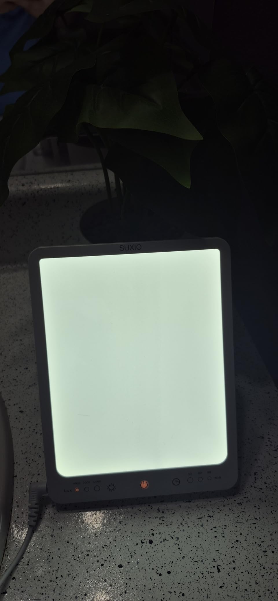 SUXIO Light Therapy Lamp - 10000 Lux Therapy Lights, 3 Timing & Mode Happy Lamp, Touch Control Daylight Lamp with Memory Function, Portable Light Therapy Box for Home/Office Use As Lift Mood customer photo 1