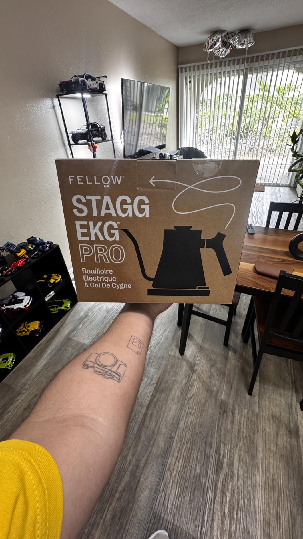 Fellow Stagg EKG Pro Gooseneck Electric Kettle, Brew Timer, 0.9 Liter | To-the-Degree Temp Control, Color LCD, Temp Hold, Stainless Steel, for Pour-Over Coffee & Tea customer photo 1