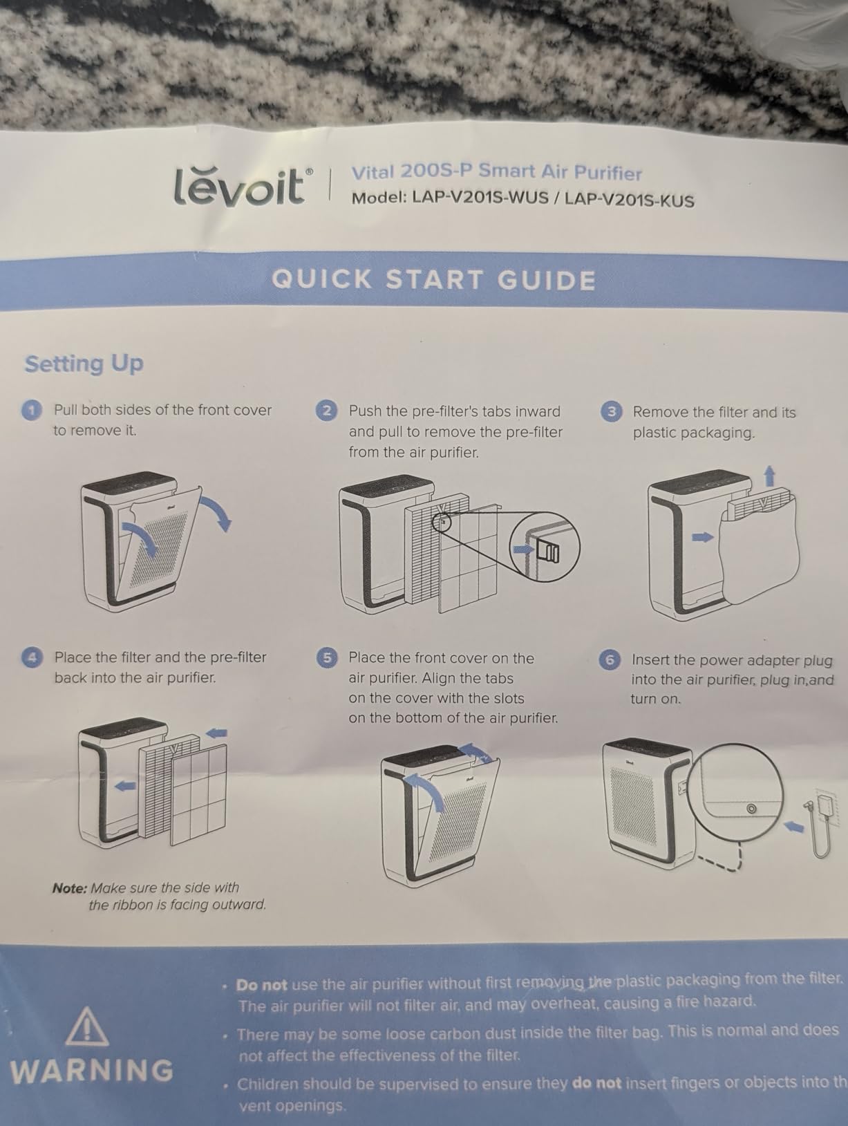 LEVOIT Smart Air Purifier for Home Large Room up to 1875 ft Vital 200S-P | For Quiet Bedroom at 27dB, AHAM VERIFIDE, Air Quality Monitor, HEPA Sleep Mode for Allergies, Pet Hair and dander, White customer photo 2