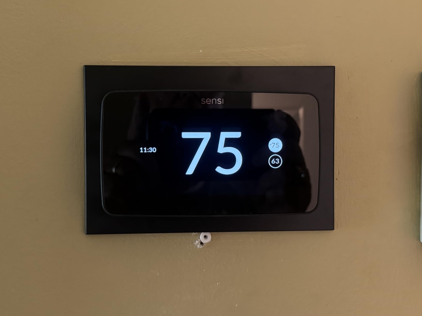Sensi Touch 2 Smart Thermostat Wi-Fi, Alexa, Energy Star Certified, ST76 customer photo 1