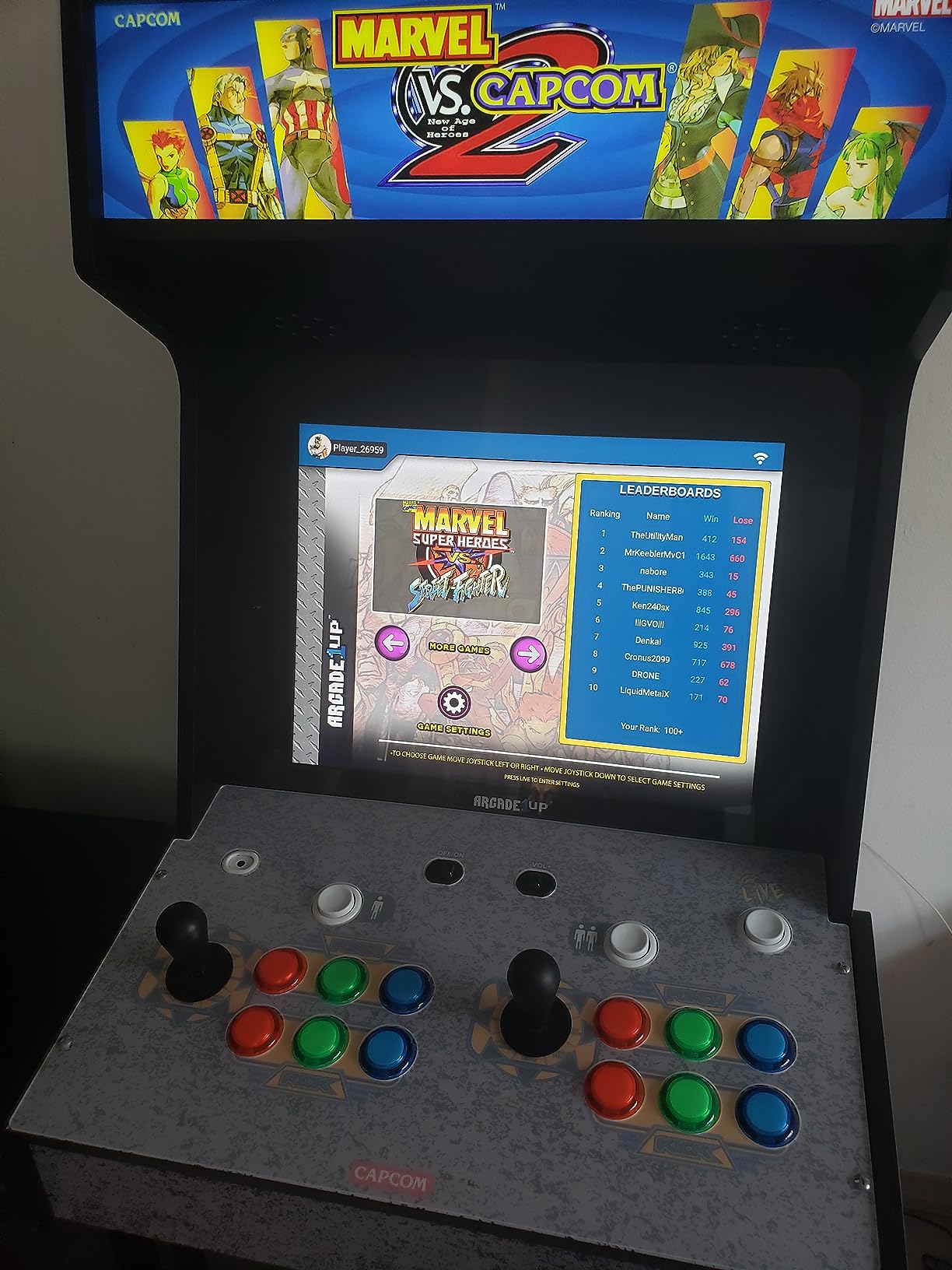 Arcade1UP Marvel VS Capcom II Arcade customer photo 1