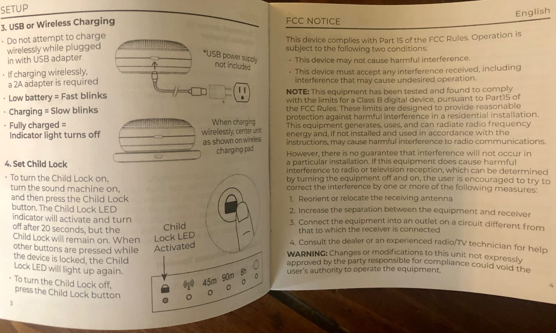Yogasleep Hushh+ Portable White Noise Machine for Baby, 20 Soothing Natural Sounds, Amber Night Light, Wireless Charging & Speaker, Compact Size, Noise Canceling for Better Sleep & Nursery Must Have customer photo 2