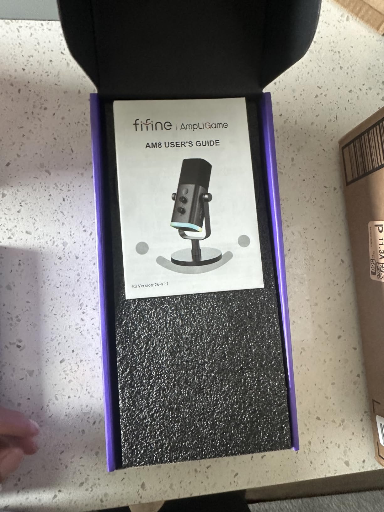 FIFINE AmpliGame AM8 USB/XLR Dynamic Microphone for Gaming Streaming customer photo 2