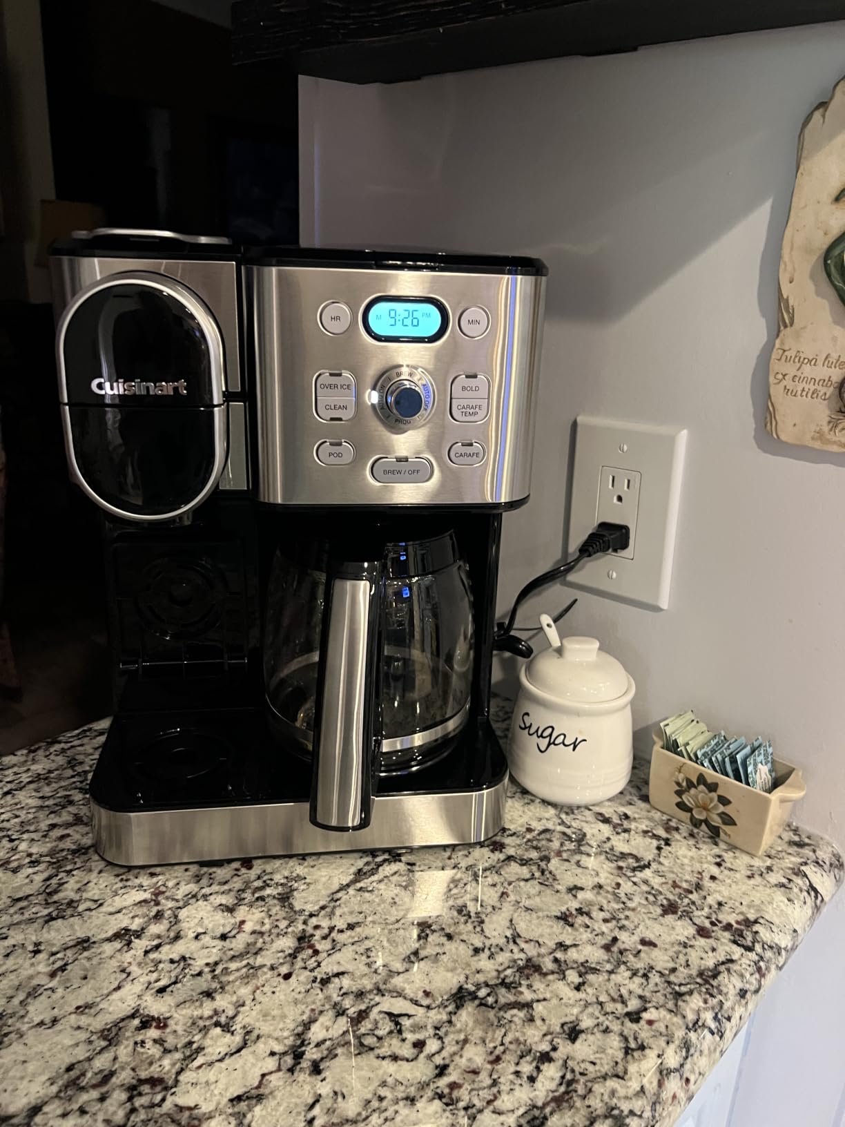 Cuisinart 12-Cup Coffee Maker, Single-Serve Brewer Glass Carafe, Automatic Hot & Iced Coffee Machine, SS-16, Stainless Steel customer photo 1