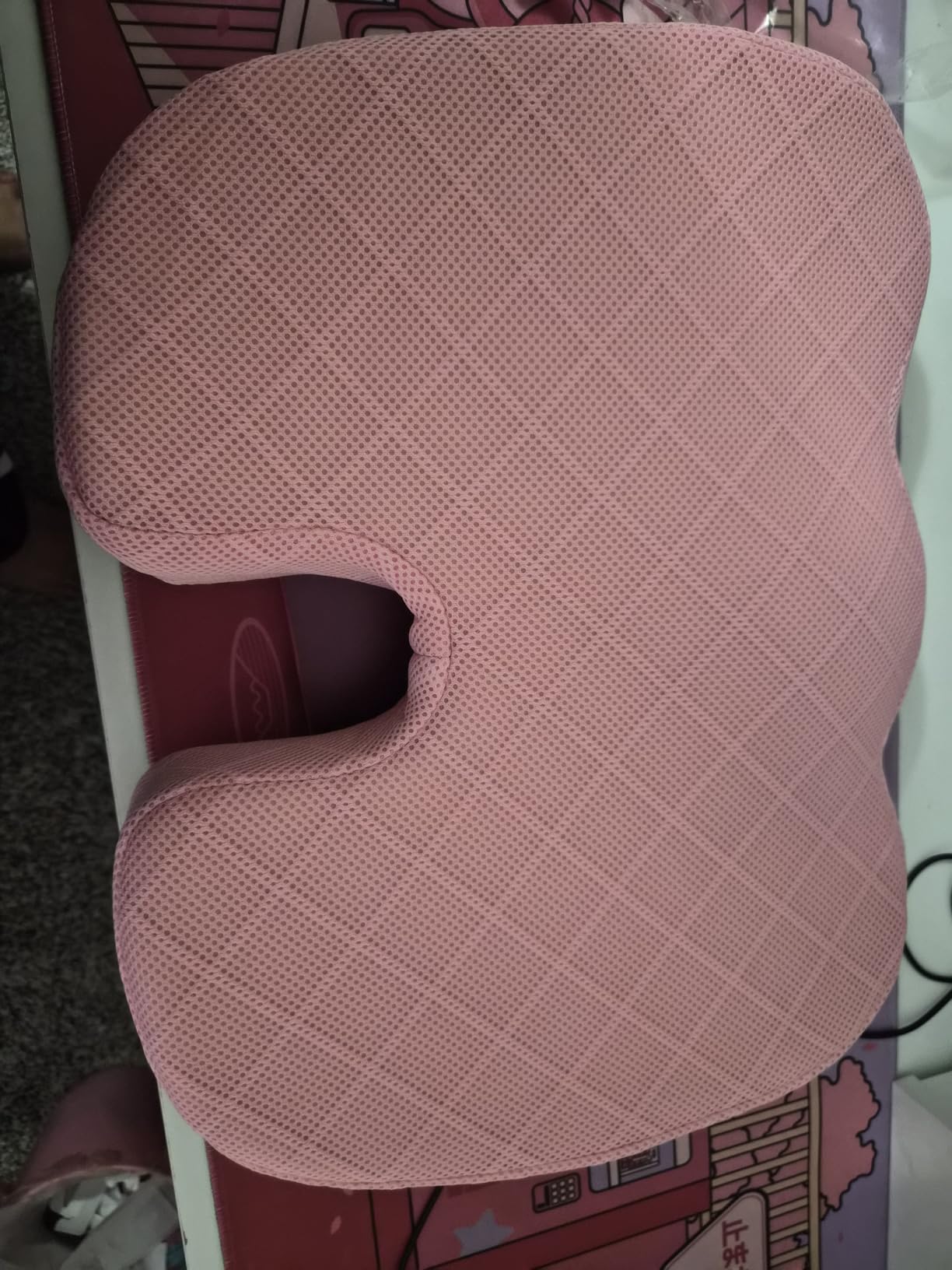 Seat Cushion, Office Chair Cushions, Car Seat Cushion, Non-Slip Sciatica & Back Coccyx Tailbone Pain Relief Chair Pad for Computer Desk, Wheelchair, Driving (Black, X-Large) customer photo 1