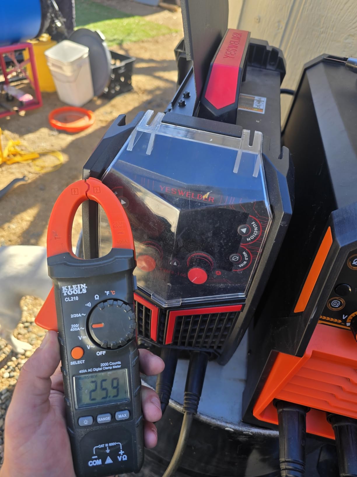 YESWELDER 160A MIG Welder, 110V/220V MIG/Flux Core/Lift TIG/Stick customer photo 2