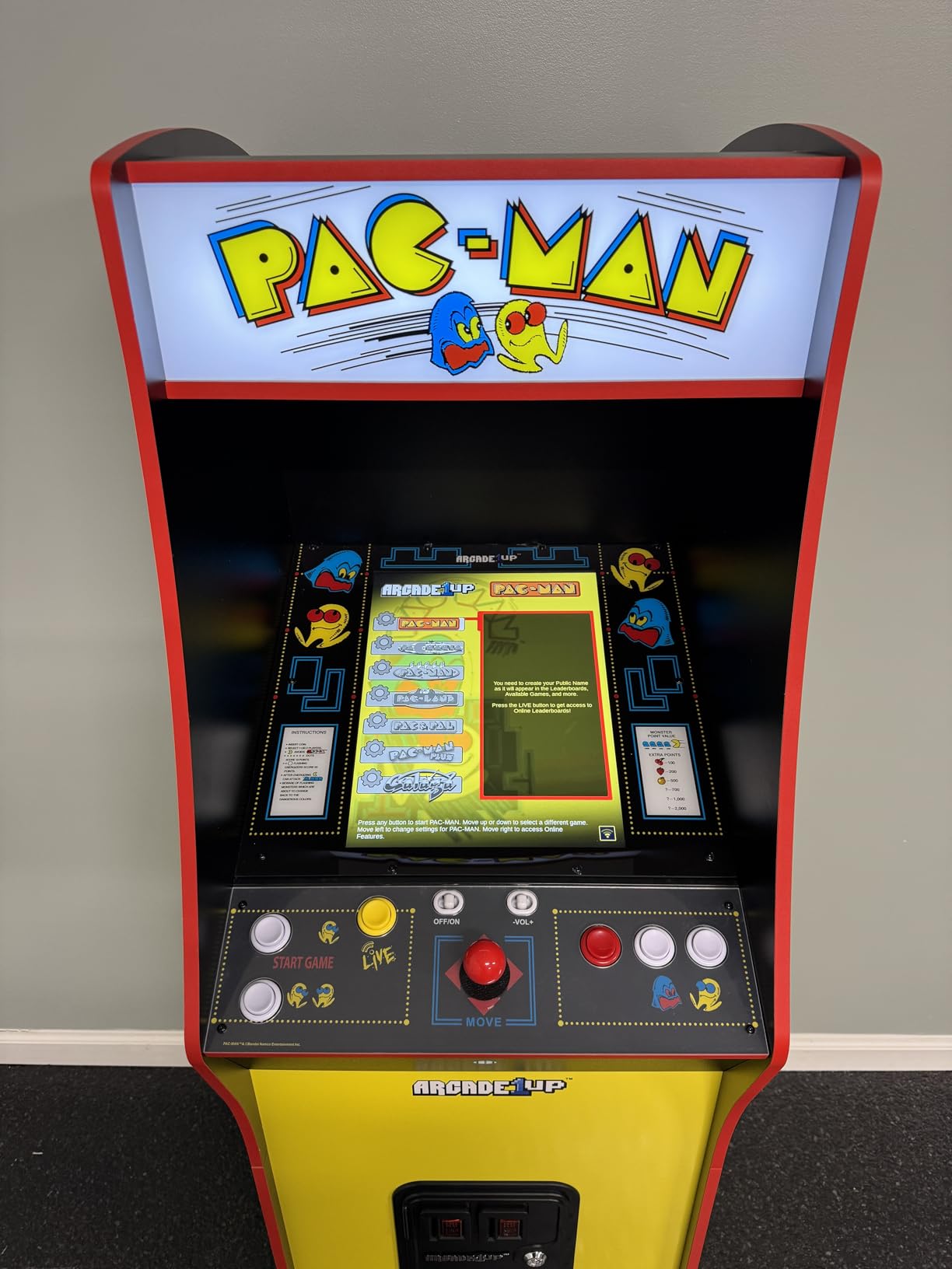 Arcade1Up Ms. Pac-Man Class of '81 Deluxe Arcade, 12 Retro Games | Gaming Cabinet with 17-Inch LCD Screen and Real Feel Joysticks and Buttons customer photo 1