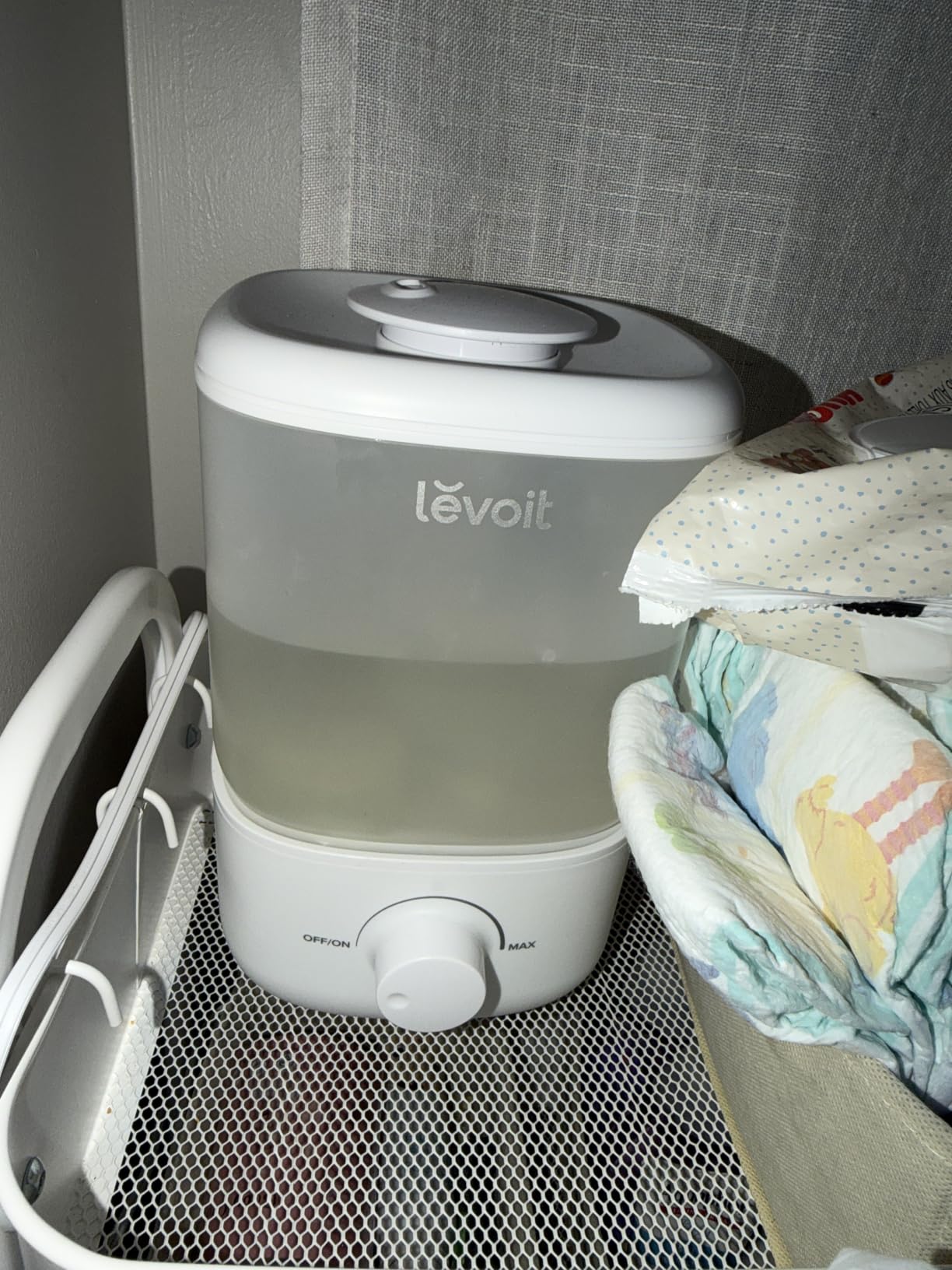 Levoit Top Fill Humidifiers for Bedroom, 2.5L Tank for Large Room, 28dB | Easy to Fill & Clean, Quiet Cool Mist Air Humidifier for Home Baby Nursery & Plants, Auto Shut-off for Safety, 25H Lasting customer photo 1