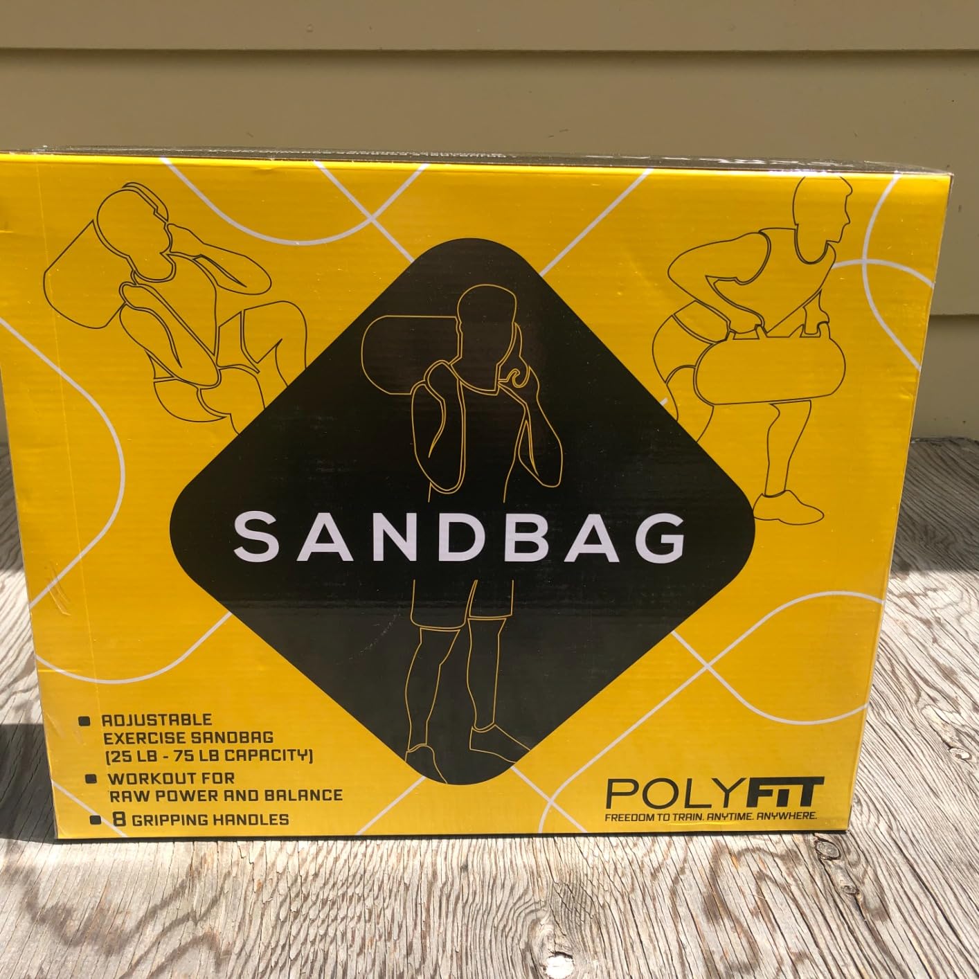 Polyfit Classic Sandbag - Heavy Duty Workout Sandbag for Fitness with 8 Gripping Handles for Sand Bag Weight Training - Multiple Colors & Sizes customer photo 2