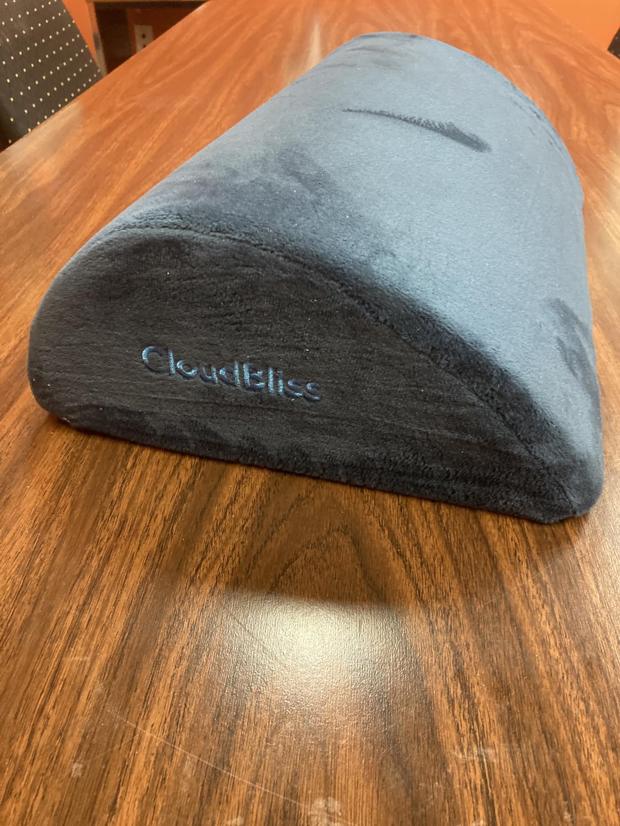Foot Rest for Under Desk at Work, Foot Stool for Office, Footrest, Black | Soft Foam, Washable & Removable Cover, for office, home and car, Anti-silp Bottom, Ergonomic Design customer photo 1