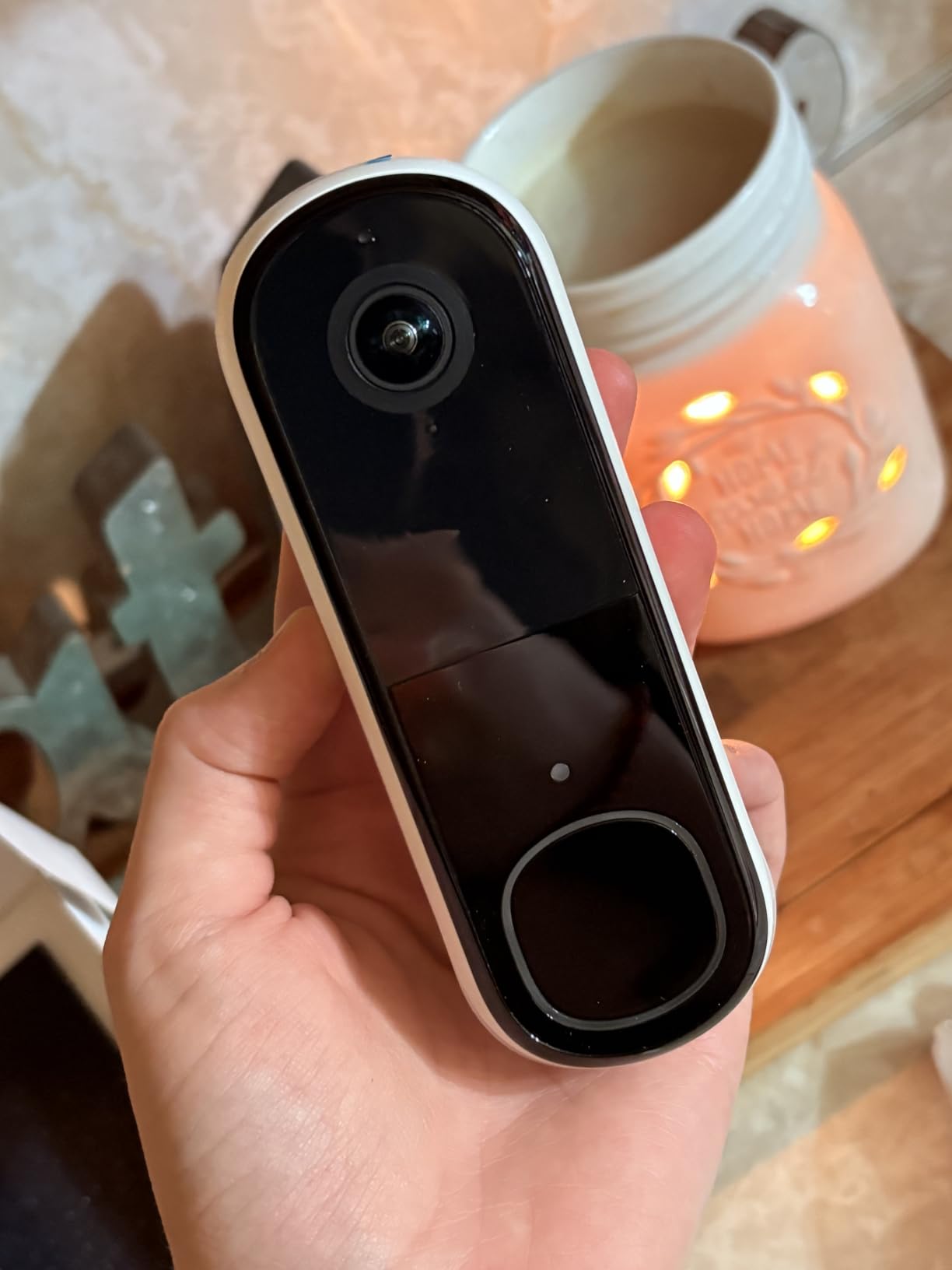 Arlo Video Doorbell 2K (2nd Gen) Wireless or Wired - 1-Cam | 2K head-to-toe video; Front door security; Package & person detection; Night vision, 2-way audio; 1-mo Secure plan incl. customer photo 2