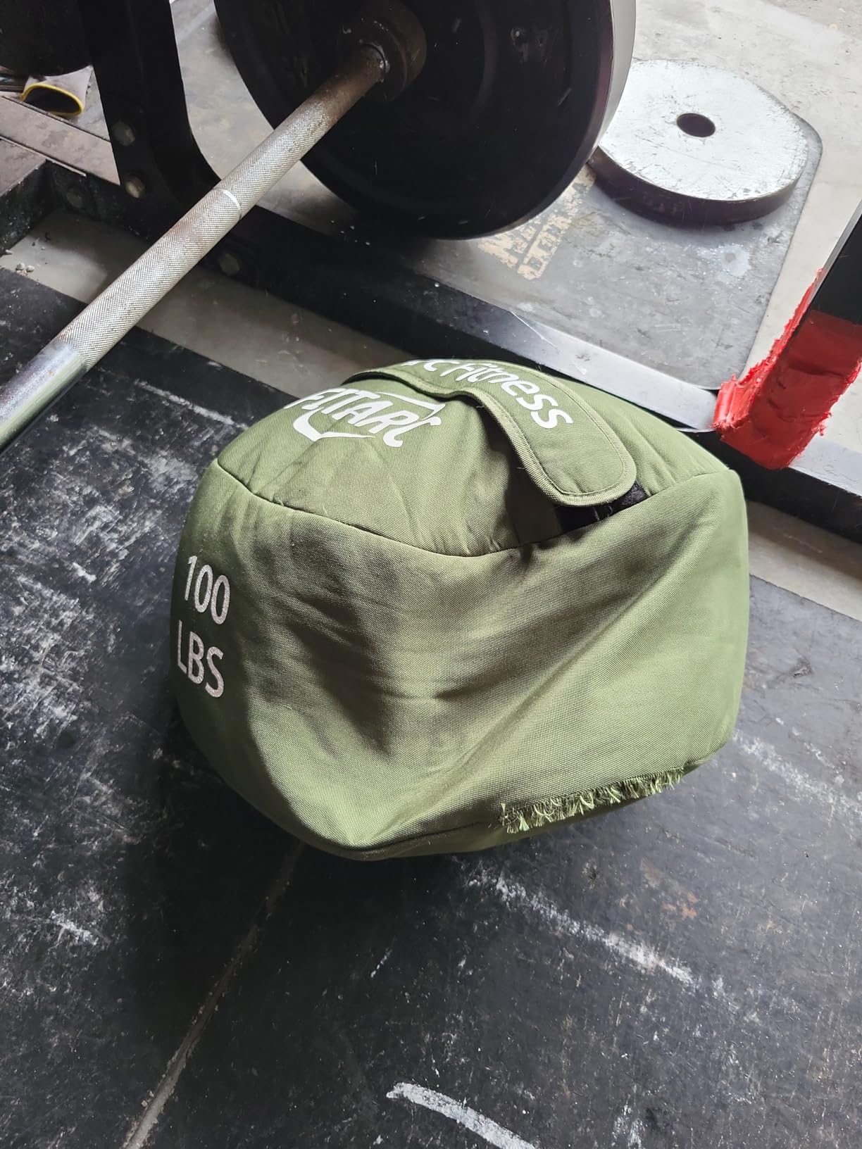 Sandbag Workout Bag, Sand Bags for Weight Training, Sandbags for Fitness, Sandbags for Weight Training, Round Sandbag, Cross-Training & Exercise, Sand Not Included customer photo 1