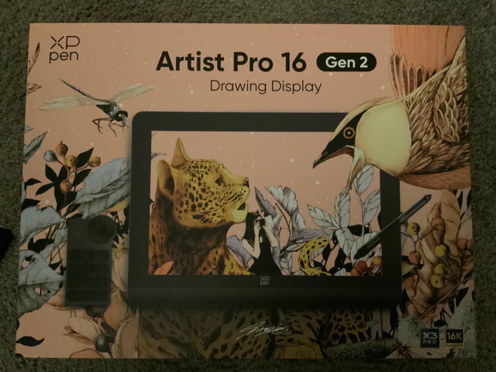 XPPen Artist Pro 16 Gen2 2.5K 16 inch QHD Drawing Tablet with Full Laminated Anti-Glare Screen 16384 Pressure Levels customer photo 1