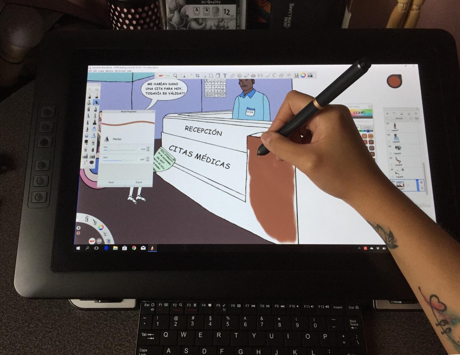 XPPen Artist Pro 16 Gen2 2.5K 16 inch QHD Drawing Tablet with Full Laminated Anti-Glare Screen 16384 Pressure Levels customer photo 2
