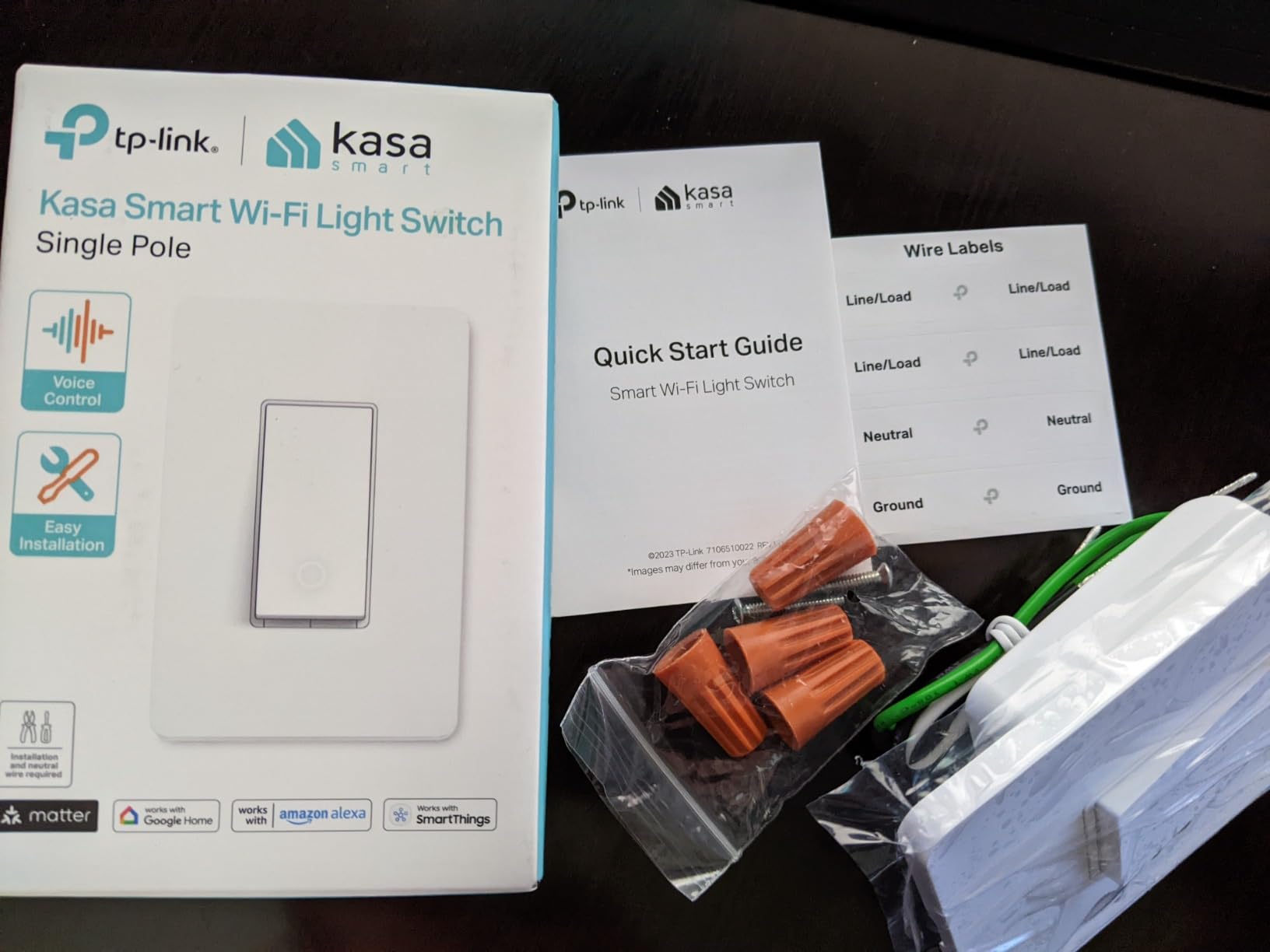 Kasa Matter Smart Light Switch, KS205, Single Pole, Need Neutral Wire customer photo 1