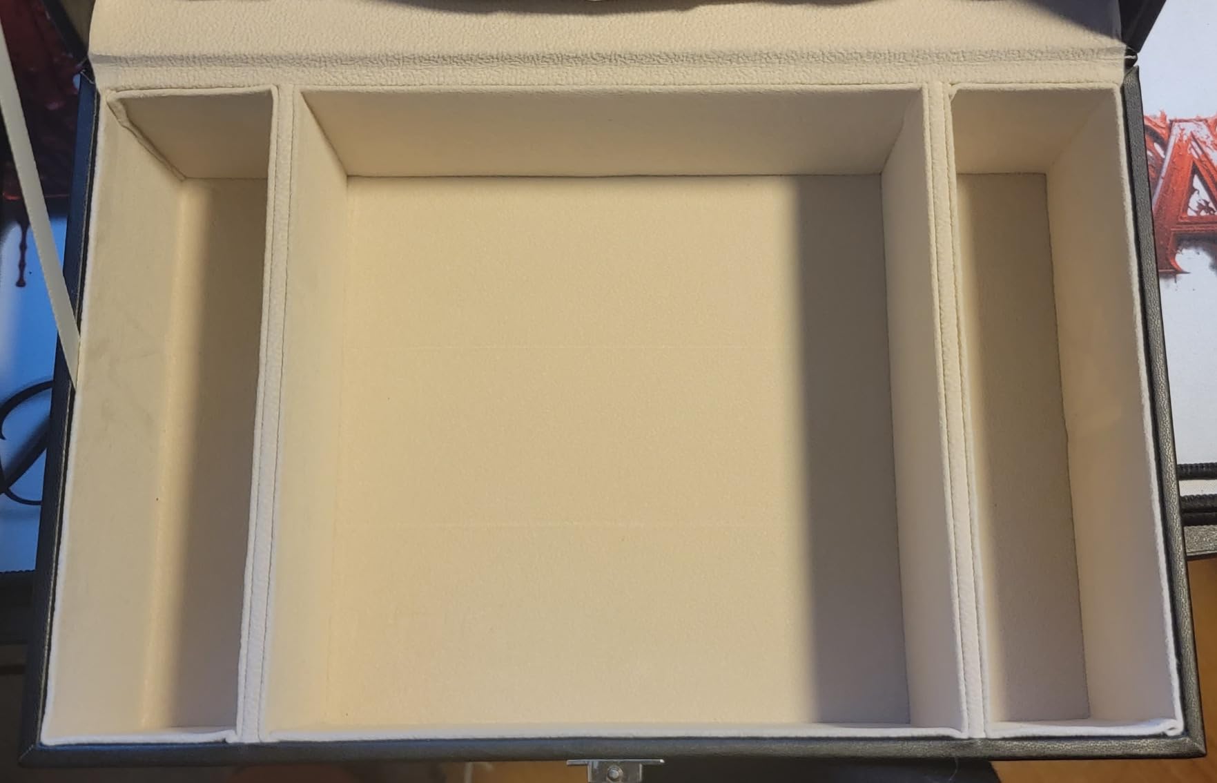 LANDICI Jewelry Box Organizer, 4 Slot Watch Storage, Apricot customer photo 1