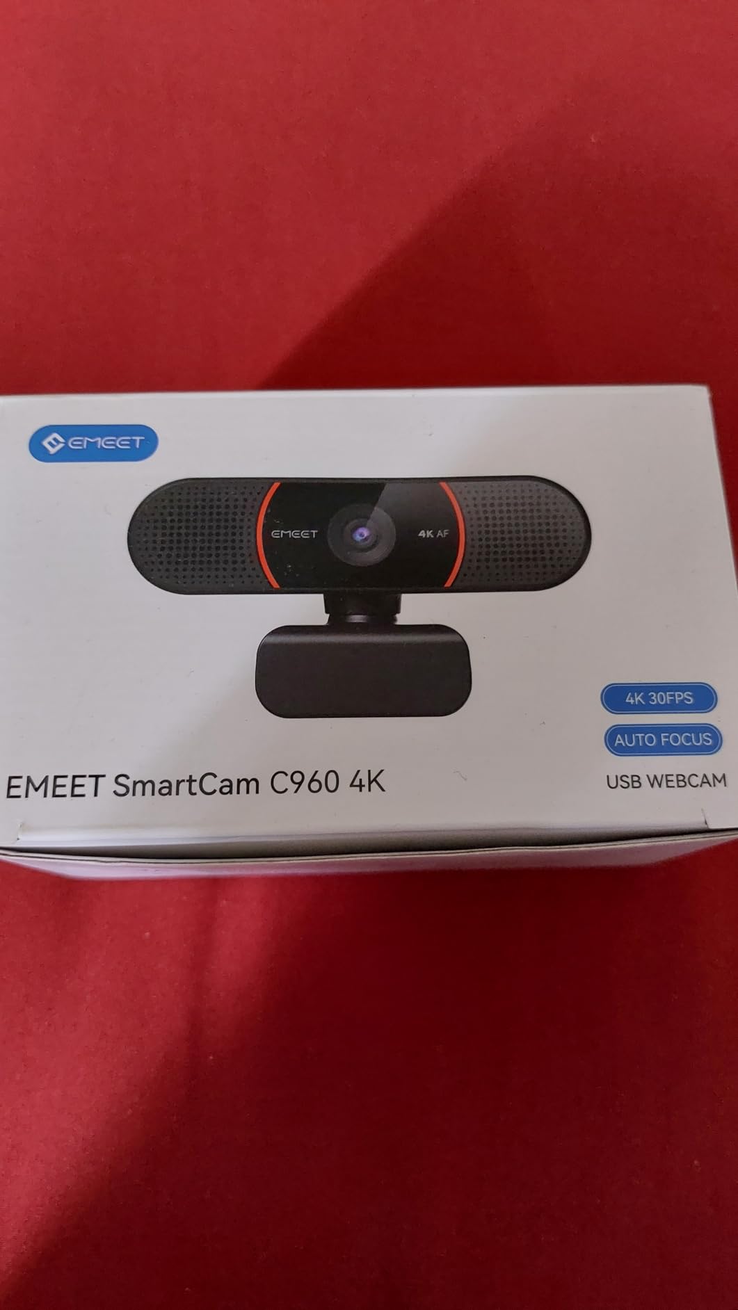 EMEET C960 4K Webcam for PC, PDAF Auto Focus, Dual Omni Mics, 73° FOV customer photo 2