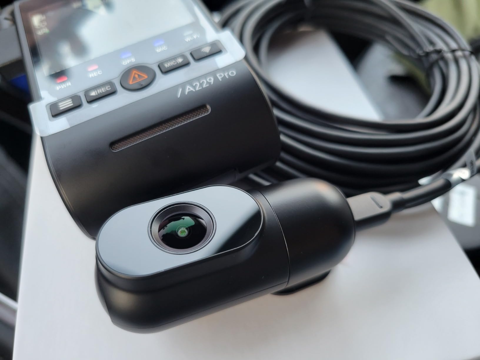 VIOFO A229 Pro 4K HDR Dash Cam Front and Rear, Dual STARVIS 2 Sensors | 4K Front and 2K Rear, IMX678 & IMX675 sensors, 5GHz Wi-Fi, GPS, Voice Control, Buffered 24H Parking Mode, Night Vision 2.0 customer photo 2