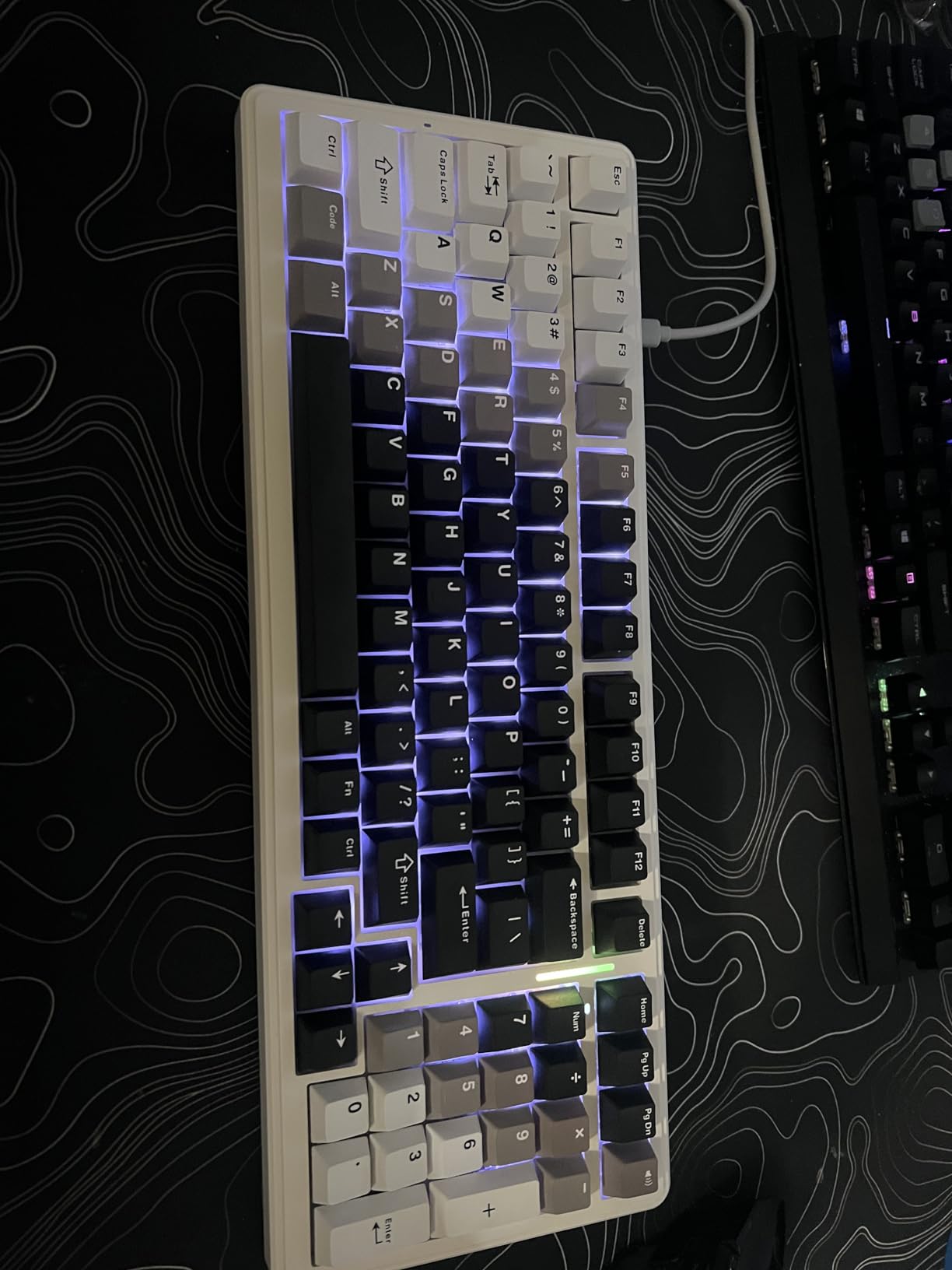 AULA F99 Wireless Mechanical Keyboard, Tri-Mode BT5.0/2.4GHz/USB-C Hot Swappable, Pre-lubed Linear Switches, RGB Backlit customer photo 2