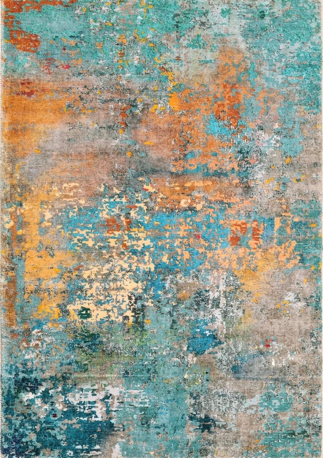 Lahome Modern Abstract Washable 5x7 Area Rugs for Living Room, Colorful Soft Bedroom Rug Low Pile Non Slip, Stain Resistance Dining Room Carpet for Nursery Office Entrance Home Office Decor customer photo 1
