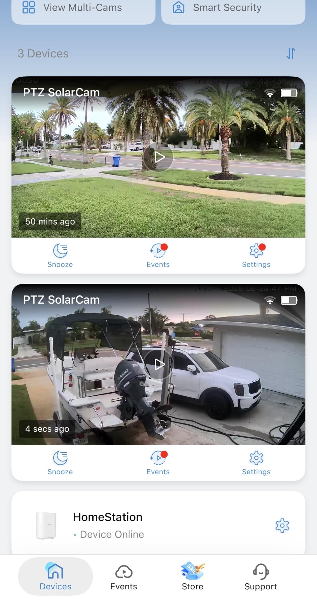 aosu D1 Classic 4-Cam Kit, Security Cameras Wireless Outdoor, Solar Powered | No Subscription Required, 32GB Build-in Storage, 360° Auto Tracking, Solar Powered, 3MP Color Night Vision, Easy Install customer photo 1