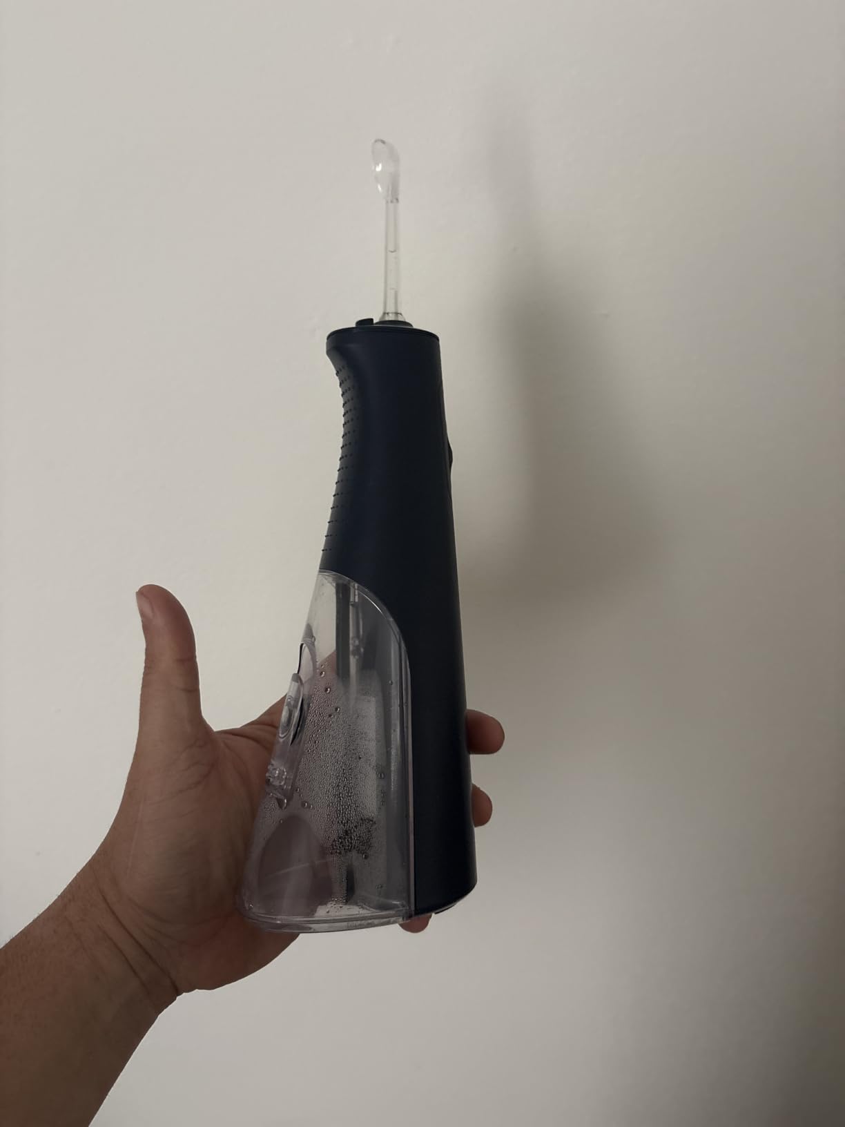 Waterpik Cordless Pulse 3100 Rechargeable Portable Water Flosser for Teeth, Gums, Braces Care and Travel with 2 Flossing Tips, Waterproof for Shower Use, ADA Accepted, WF-20 White, Amazon Exclusive customer photo 1