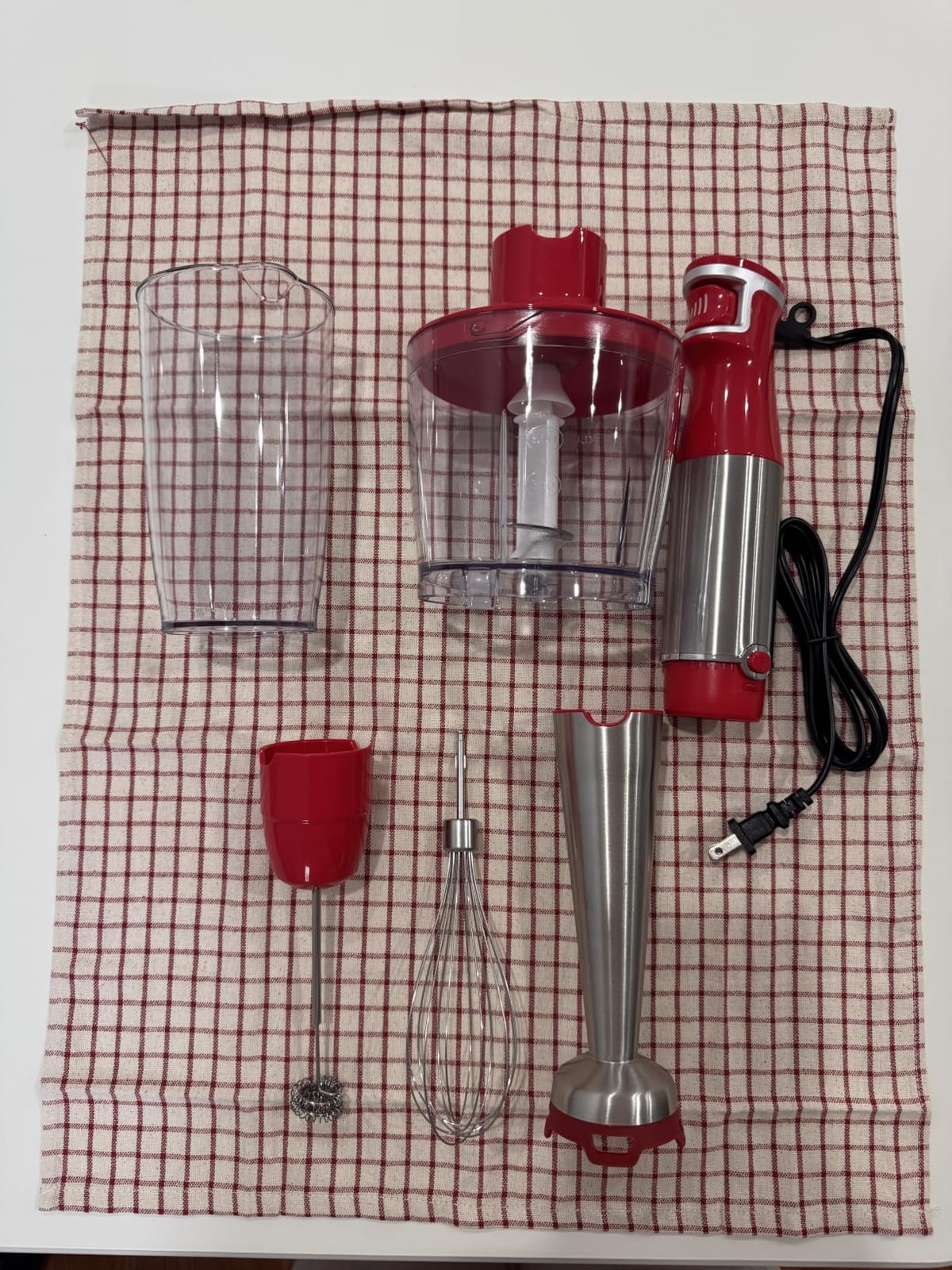 Turelar Immersion Blender Handheld Corded, 1100W 5 in 1 Hand Blender Set | Trigger Variable Speed, Emulsion Stick Mixer with Food Processor, Whisk, Frother, for Soup, Puree, Baby Food, Anti-scratch customer photo 2