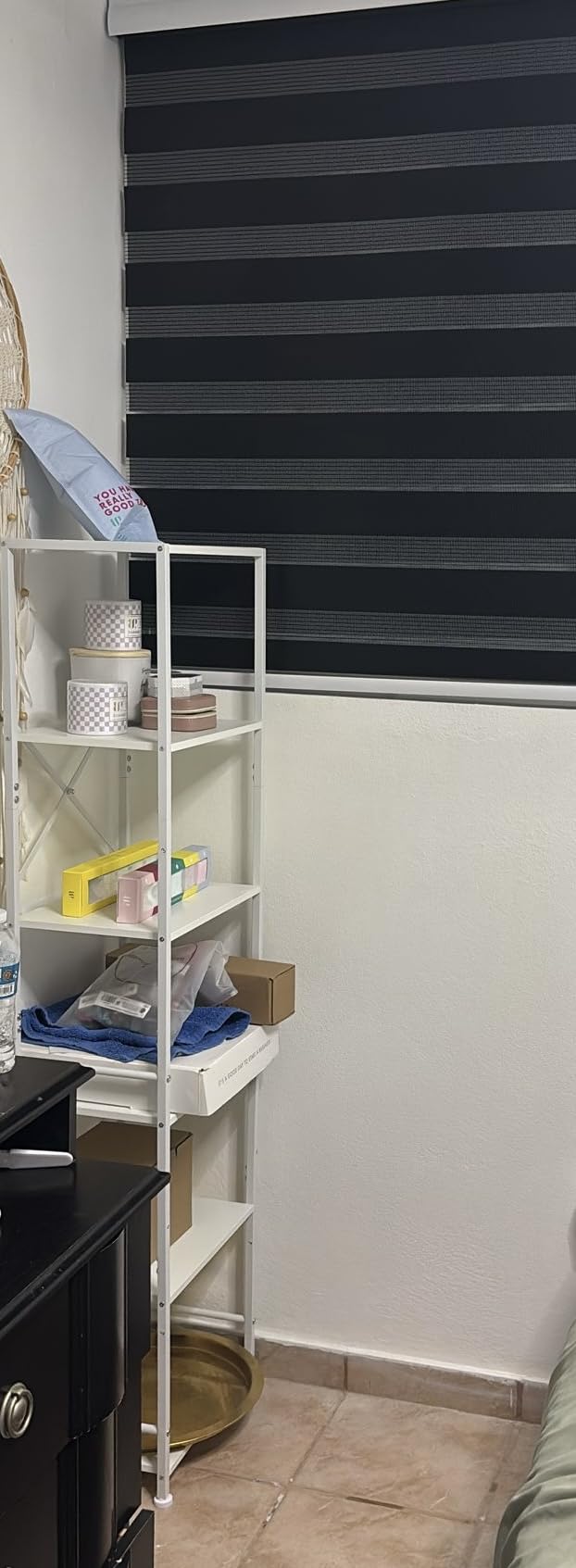 Furologee 6 Tier Bookshelf, Tall Narrow Bookcase, Rustic Brown | 59.6'' Tall Industrial Display Shelf, Freestanding Units for Bedroom, Living Room, Office, Bathroom, Holds 30lbs per tier customer photo 2