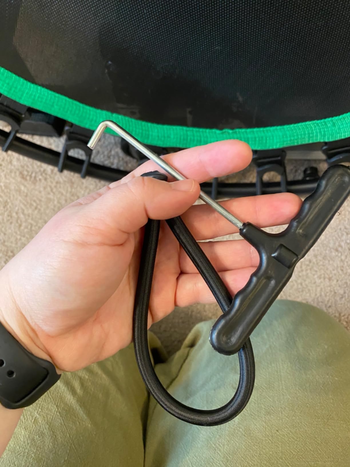 ZCMHAXJ Foldable Mini Trampoline, 40