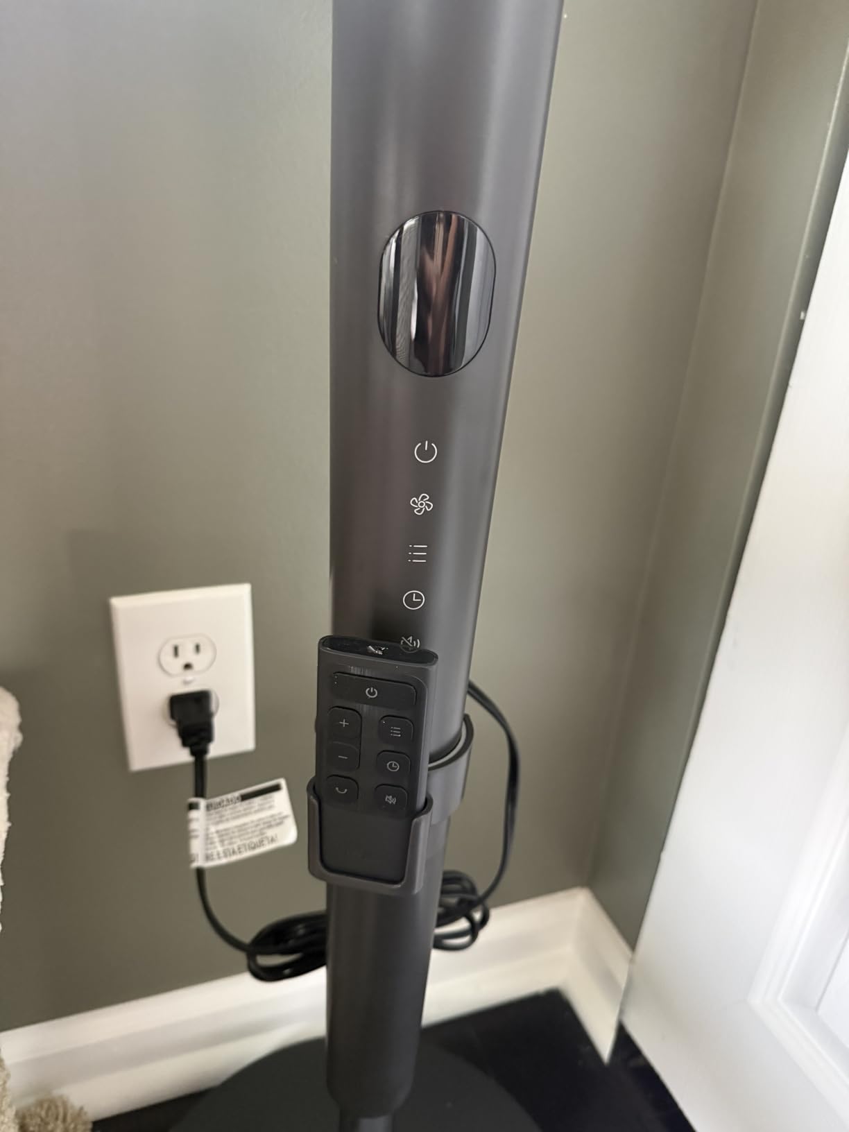 DREO Fan for Bedroom, 120° Oscillating Standing Fans, Quiet Floor Fan with DC Motor, 100ft Pedestal Fans for Room, 9 Speeds, 4 modes, 20dB, 120° Manual Vertical, 37-42