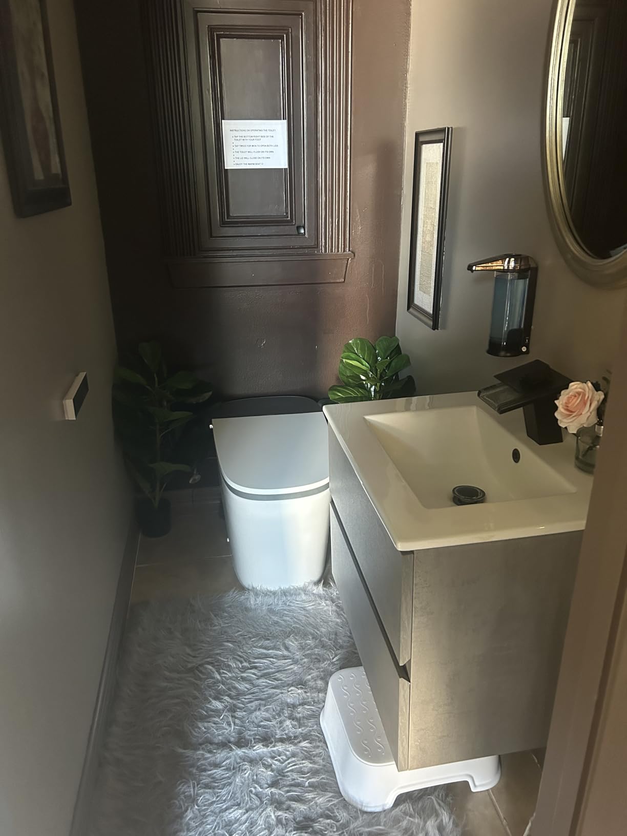 WOODBRIDGE Smart Toilet with 1000g MaP Flush Score, Foam Shield, Moving Dryer, ADA Comfort Height, Auto Flush, Blackout Flush, Auto Open & Close, Heated Seat, Bidet Toilet with Tank Built in (B0930S) customer photo 2