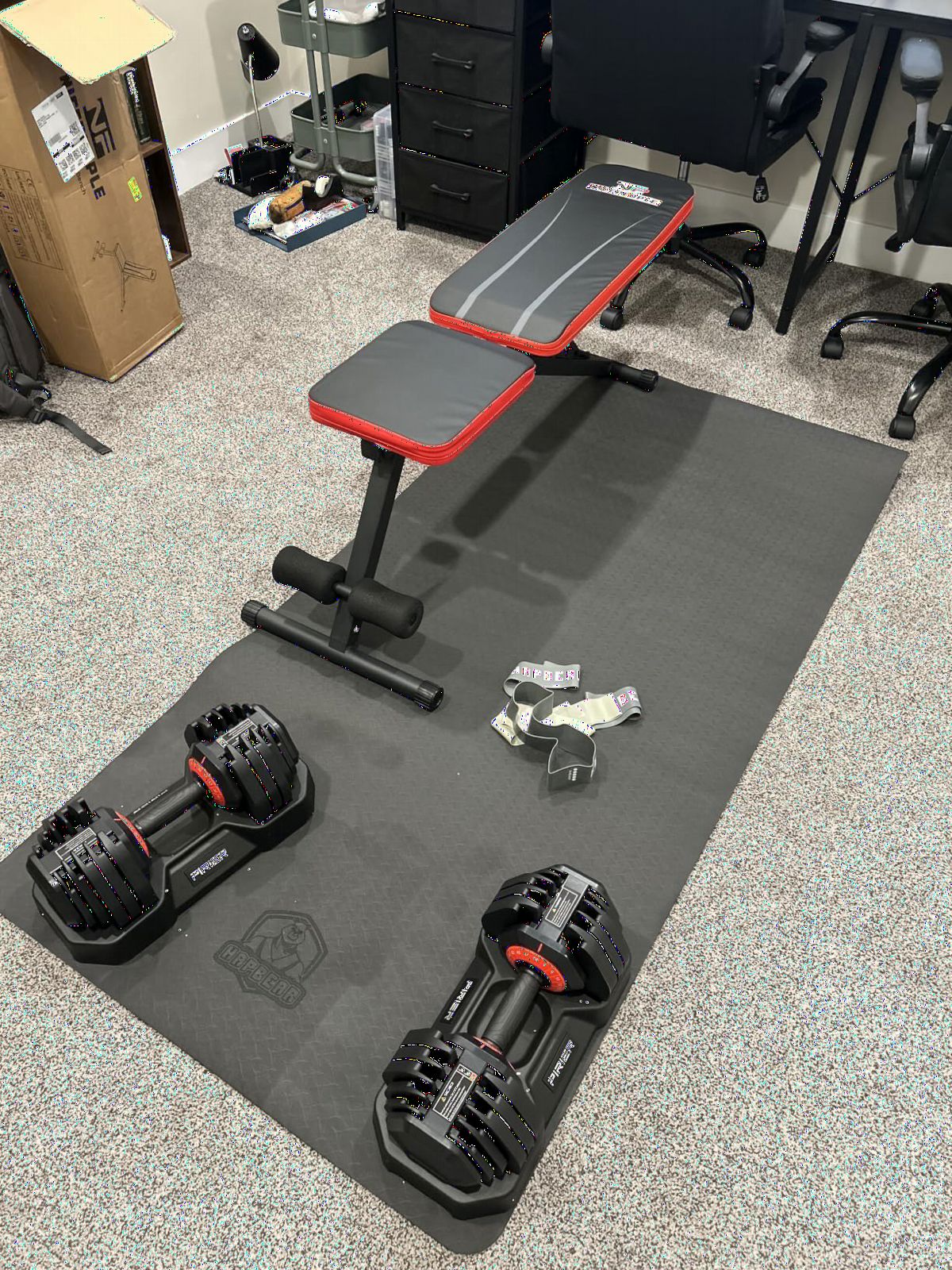 NICEPEOPLE Adjustable Weight Bench for Home Gym, 660LBS Capacity Workout Bench with 8 Backrests for Chest Shoulders Arms, Compact and Foldable Strength Bench for Small Space Apartment Room customer photo 2