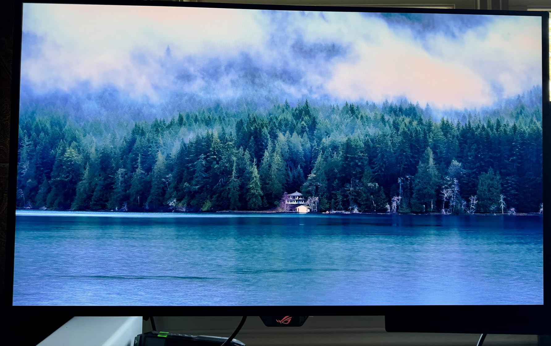 ASUS ROG PG32UCDM 32 Inch 4K 240Hz OLED Gaming Monitor QD-OLED | UHD, Custom Heatsink, 0.03ms, G-SYNC Compatible, USB-C 90W, True 10-bit, Graphene Film, 99% DCI-P3, for PS5 and Xbox customer photo 2