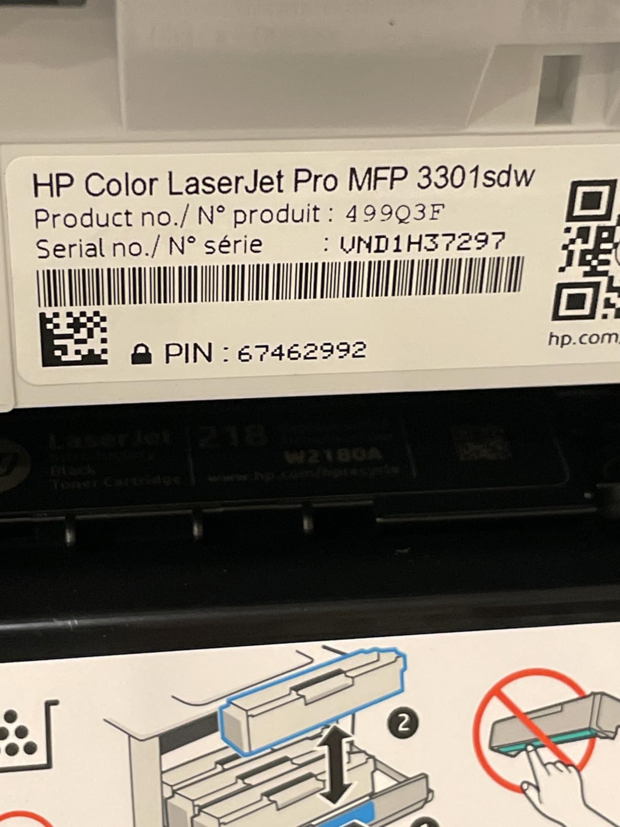 HP Color LaserJet Pro MFP 3301sdw Wireless All-in-One Color Laser Printer, Office Printer, Scanner, Copier, ADF, Duplex, Best-for-Office customer photo 2