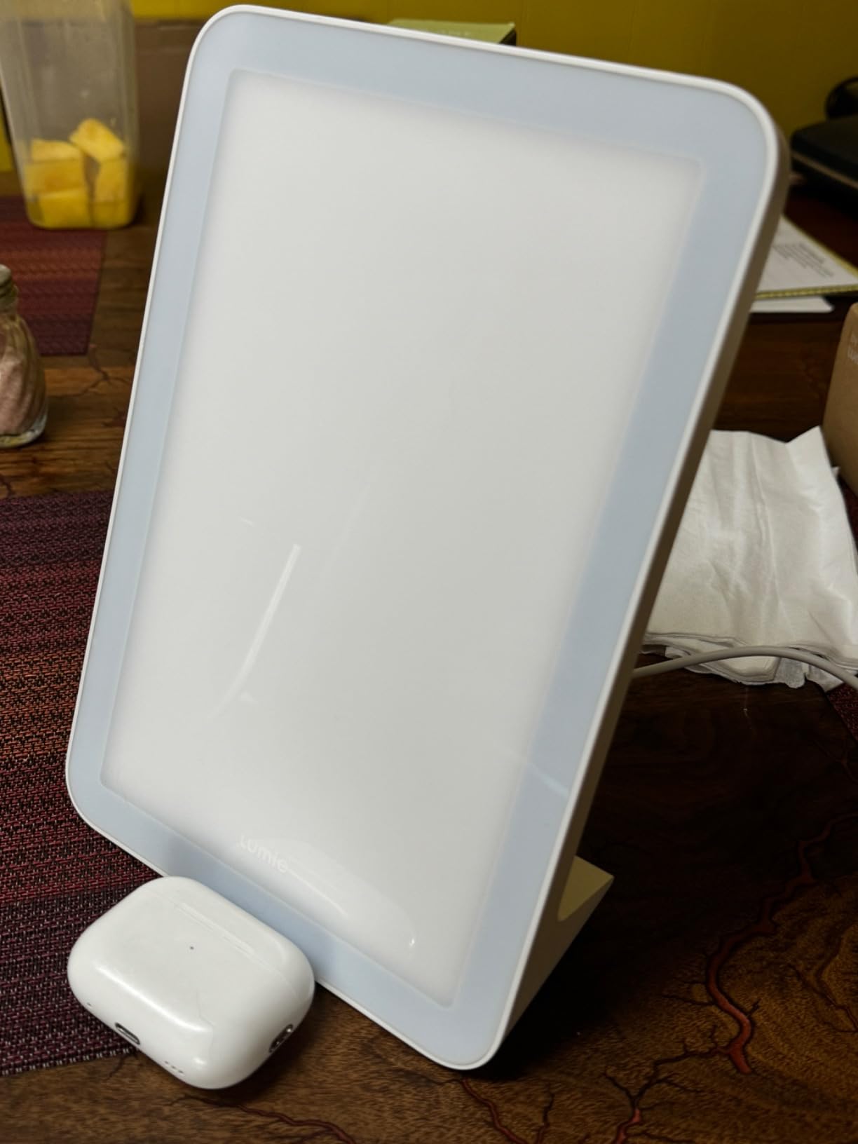 Lumie Mini Lamp - Portable Light Therapy - 10,000 Lux at 4.7 Inches - for Energy & Alertness Support - 9.5 x 6.3 Inches customer photo 2
