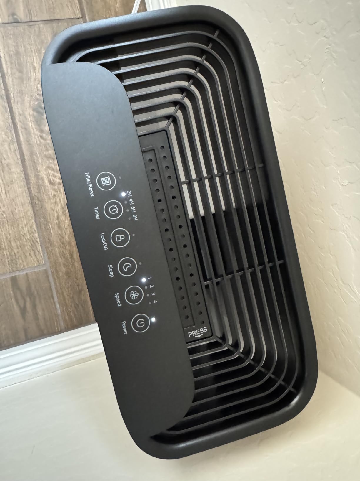 MOOKA Air Purifier for Home Bedroom Large Room 2200 Ft², HEPA Filter, White customer photo 2