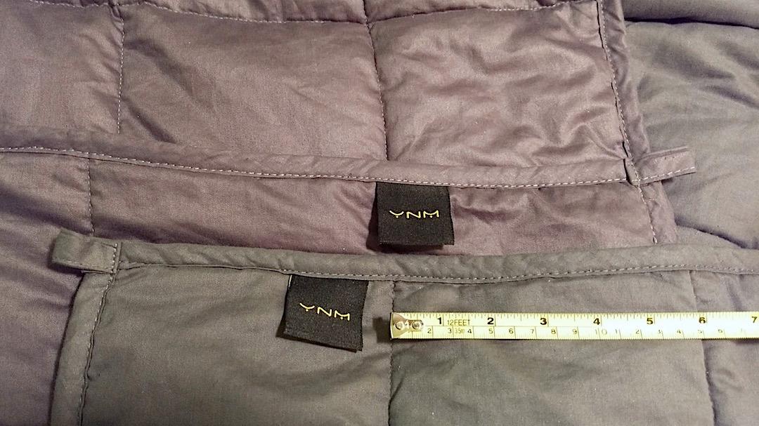 YnM Portable Weighted Lap Blanket for Adults, Perfect for Relaxation, Lounging, Napping, Sleeping & Travel (29x24 Inches, 7 Pounds, Dark Grey) customer photo 1