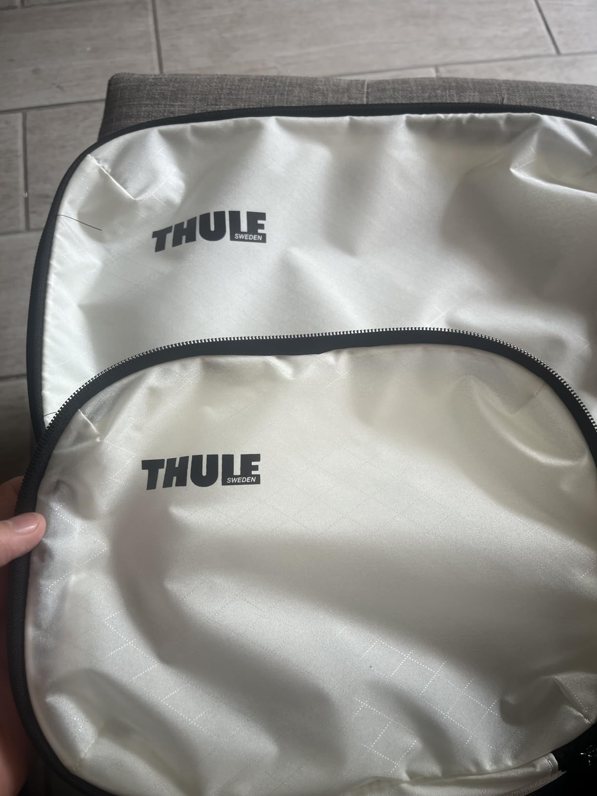 Thule compression cube set Pond gray customer photo 2