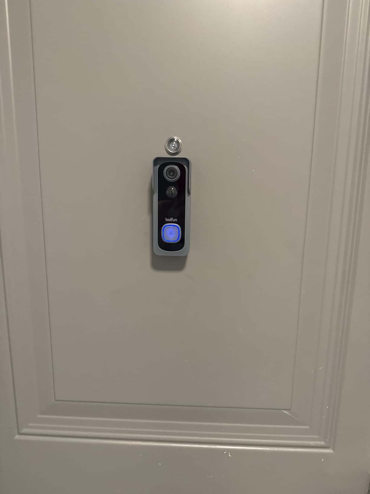 BOIFUN Video Doorbell Camera Wireless - No Subscription Required, 2K HD | 166° Wide View, HDR Night Vision, Motion Alerts, Two-Way Audio & Battery Video Doorbell with Chime, 2.4 GHz Wi-Fi Only customer photo 1
