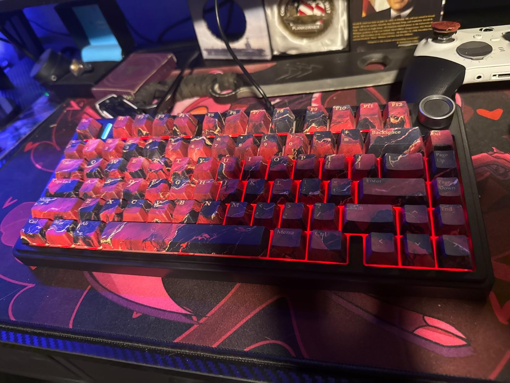 AULA F75 Pro Wireless Mechanical Keyboard, 75% Hot Swappable with Knob, RGB Backlit, Pre-lubed Reaper Switches, PBT Keycaps customer photo 1