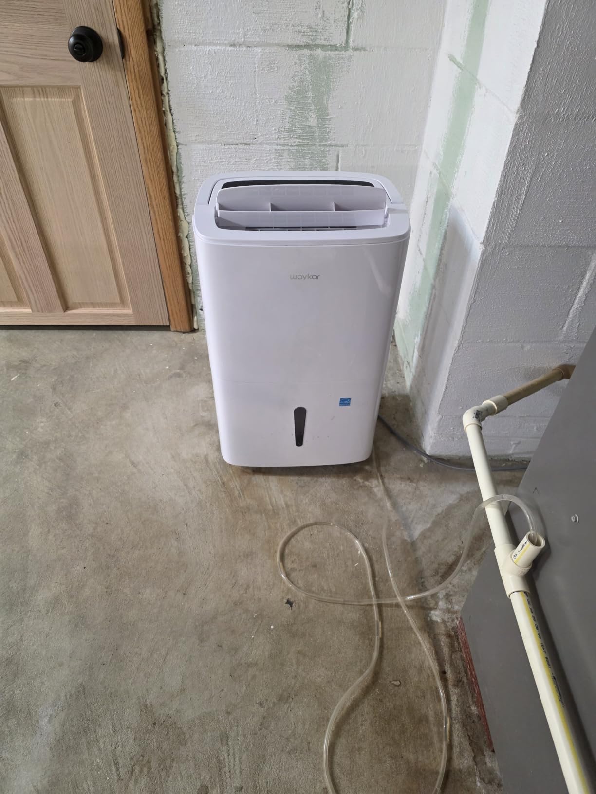 Waykar 150 Pints 2025 Energy Star Dehumidifier with Pump for Spaces up to 7,000 Sq. Ft. at Commercial and Industrial Large Room, Warehouse, Home, Basement, with Drain Hose, Auto Defrost, Self-Drying customer photo 1