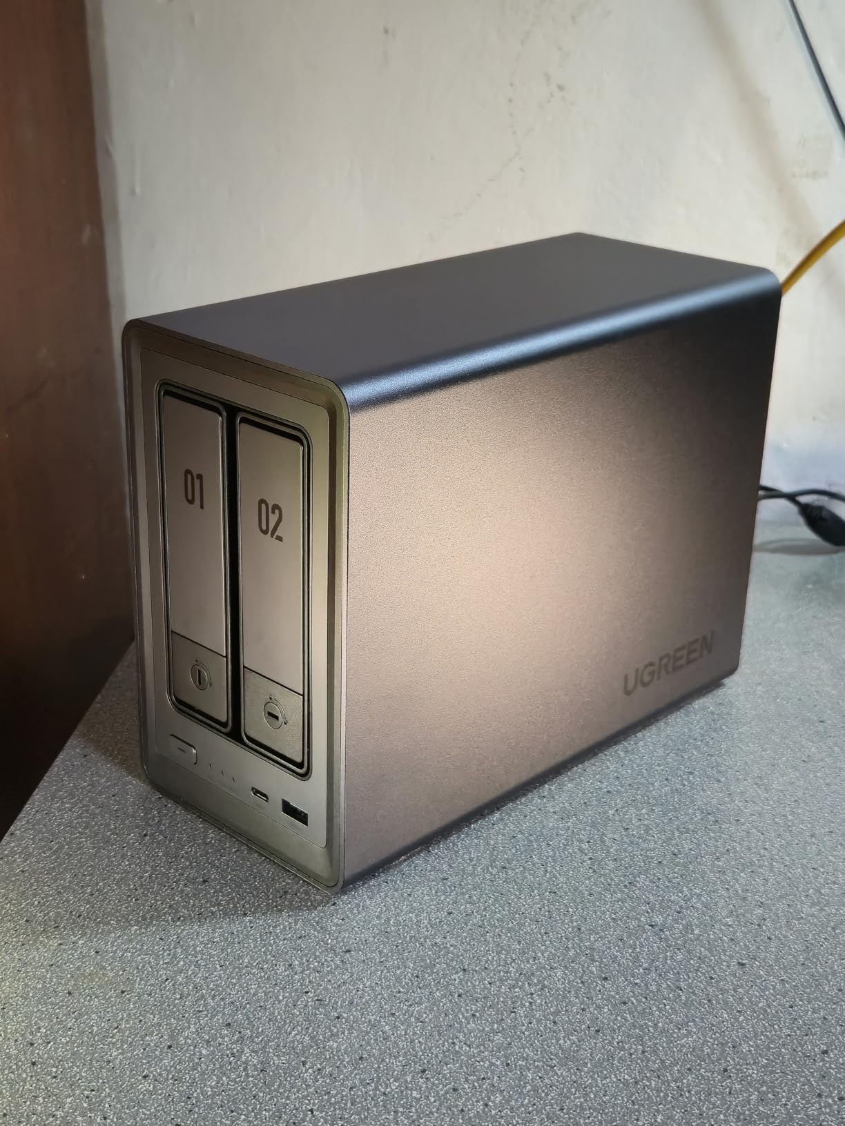 UGREEN NAS DXP2800 2-Bay, Ideal for Advanced Home Users, Remote Workers & Creators | Intel N100 Quad-Core CPU, 8GB DDR5 RAM, 2.5GbE, 2X M.2 NVMe Slots, 4K HDMI, Desktop NAS Network Attached Storage (Diskless) customer photo 1