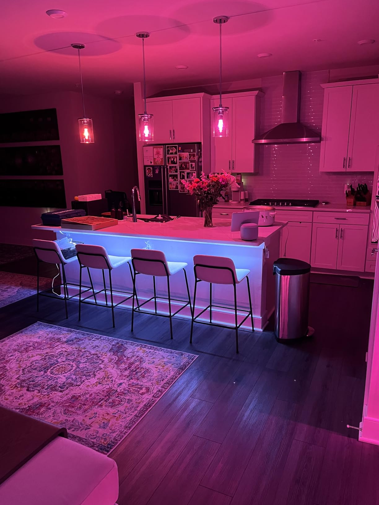PHILIPS Hue Indoor 10 Ft Smart RGBWW LED Solo Lightstrip Base Kit, 1 Pack, Control with Hue App, LED Strip Lights Compatible with Alexa, Google Assistant and Apple HomeKit customer photo 2