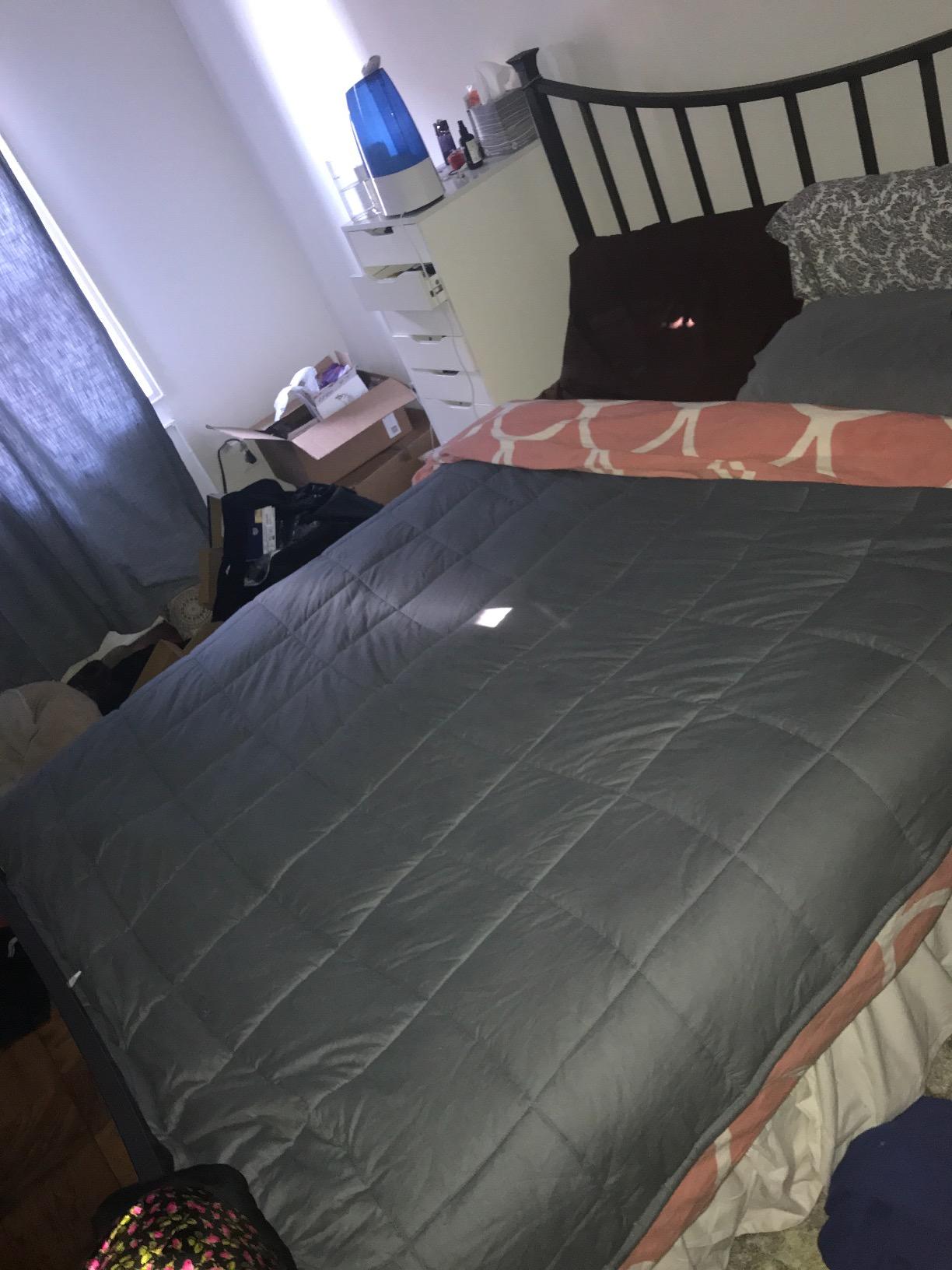 ZonLi Cooling Weighted Blanket for Hot Sleepers, Queen 60