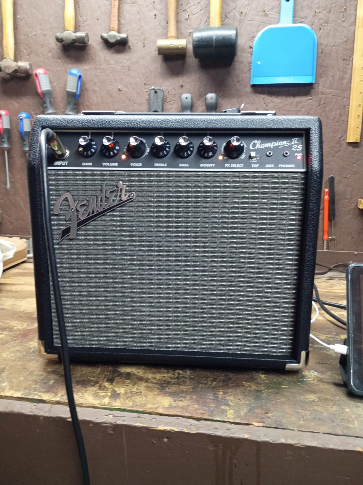 Fender Champion II 25 Watt Electric Guitar Combo Amp, Speaker, USB & Aux customer photo 1