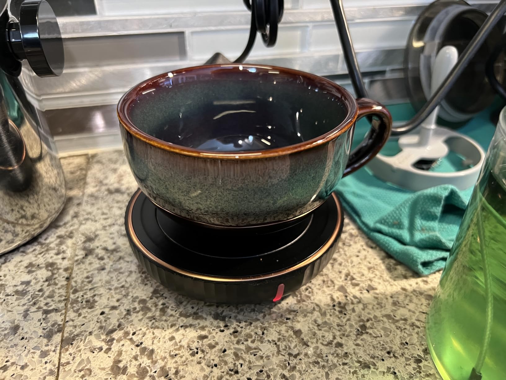 HouseGem Large Candle Warmer Plate - Coffee Cup Mug Warmer for Desk, Candle Melter customer photo 1