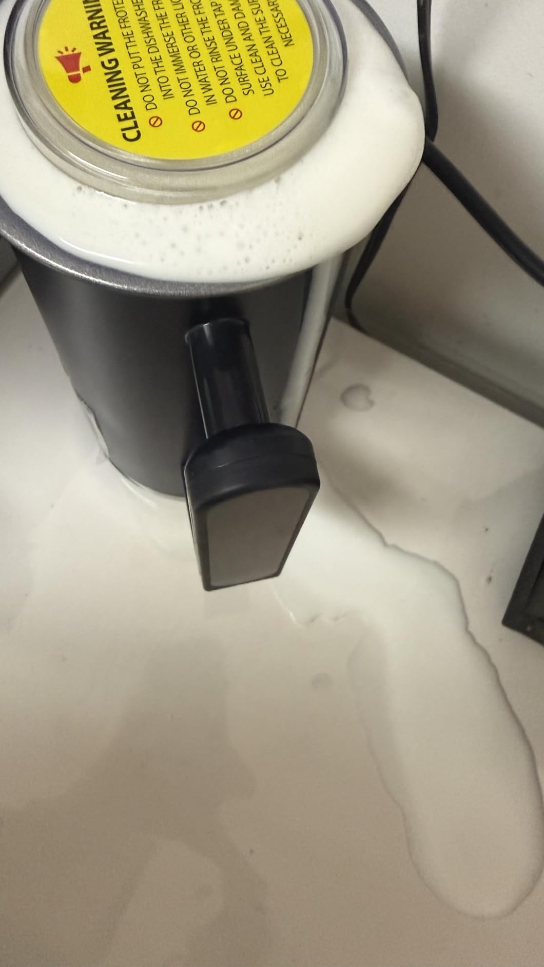 SIMPLETASTE Milk Frother, 4-in-1 Electric Automatic Milk Steamer | Warm and Cold Foam Maker and Milk Warmer for Latte, Cappuccino, Macchiato, Hot Chocolate customer photo 1