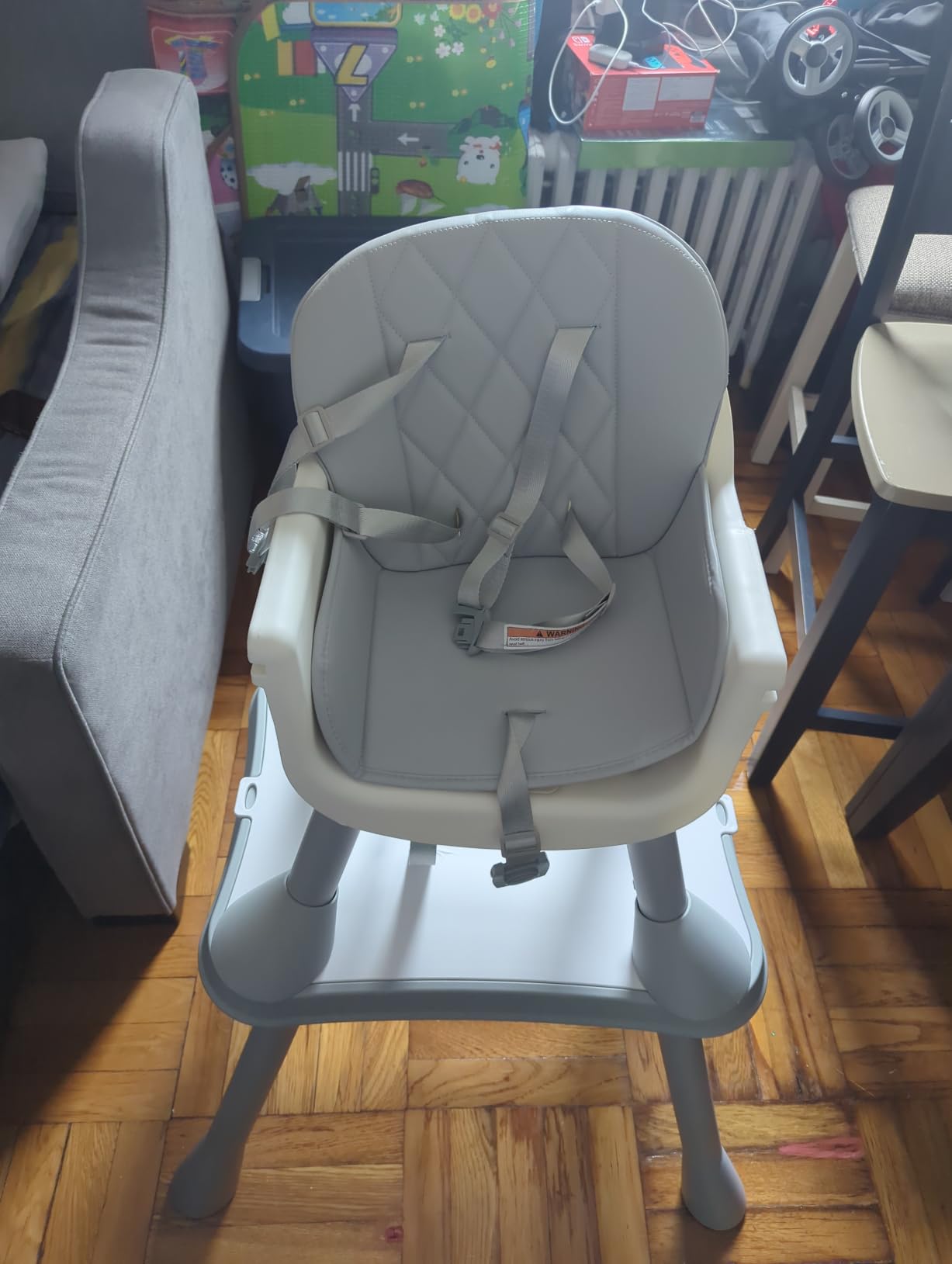 UNISWAN 6 in 1 Baby High Chair, Highchair for Babies and Toddlers | Convertible Highchair, Booster Seat, 5-Point Harness, Kids Learning Table & Chair customer photo 1